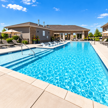 Resort style heated pool